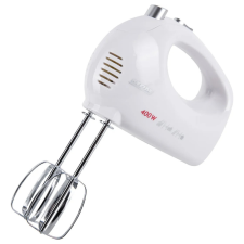 MPM 6 fokozatú kézimixer - habverő + dagasztószár Fehér 400W kézi mixer