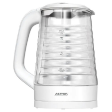 MPM MCZ124 vízforraló üveg, LED világítással 1,7L 2200W vízforraló és teáskanna