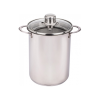 MPM MGK-09 Rozsdamentes Acél Tésztafőző Edény Fedővel Ø 16cm 4,2L - Inox (MGK-09)