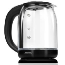 MPM vízforraló 1,6L 1500W, üveg (MCZ-129) vízforraló és teáskanna
