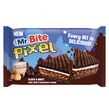  Mr. Bite - Pixel - Tejkrémes és Mogyorós 30g csokoládé és édesség