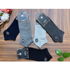 MR Pamut Férfi pamut boka zokni 1cs/5pár vegyes szin