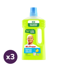 Mr. Proper Lemon padlótisztító folyadék (3x1 liter) tisztító- és takarítószer, higiénia