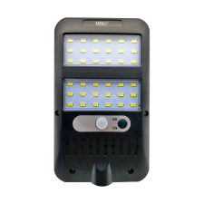 MRG MJX228 napelemes lámpa, 36 LED cob, napelem, mozgásérzékelő, fekete kültéri világítás