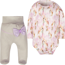 MROFI 2 részes szett - Lila Cicás 68 babaruha szett