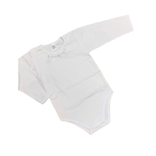 MROFI Hosszú Ujjú Body - Fehér Strasszkő díszítéssel - 92 kombidressz, body