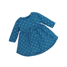 MROFI Kislányruha - Kék/zöld pöttyös rózsával 68