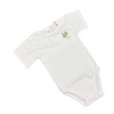 MROFI Rövid ujjú Body - Fehér Arany Nyuszis - 80 kombidressz, body