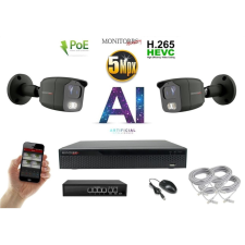  MS - AI IP kamerarendszer 2 kamerával switchel 5 Mpix GT - 6373K2B megfigyelő kamera