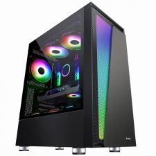 MS Armor V715 Gaming Window Black számítógép ház