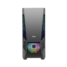 MS Számítógépház Armor V305, ATX, Fekete - RGB - MSC10021 számítógép ház