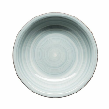 Mäser Bel Tempo kerámia desszert tányér 19,5 cm, világoskék, világoskék tányér és evőeszköz