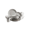 Mäser GREY METALLIC RIM Étkészlet 16 db (931627)