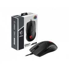 MSI Clutch GM41 Gaming mouse Black egér