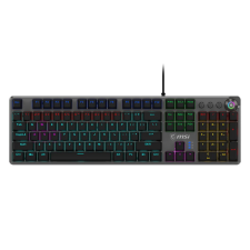 MSI Forge GK310 Mechanikus Vezetékes Gaming Billentyűzet CZ - Fekete (OS1-8ZA8012-000) billentyűzet