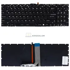 MSI GE72, GE62, GS60, GS70, GT72, GP62, GP72 gyári billentyűzet (US kiosztás, háttérvilágítással) laptop alkatrész