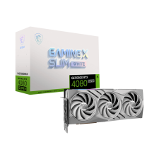 MSI GeForce RTX 4080 Super 16GB GDDR6X 16G Gaming X Slim White Videókártya (RTX 4080 SUPER 16G GAMING X SLIM WHITE) videókártya