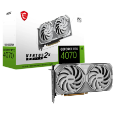 MSI VENTUS 2X WHITE GeForce RTX 4070 12GB GDDR6X DLSS3 videókártya