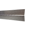 MSProfil MS Saválló inox élvédő rozsdamentes ipari sarokléc bordás mintás 20x20x2000 mm gasztro nagykonyhai sarokvédő profil