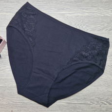 MST Magas derekú női alsó EXTRA méret (mama bugyi) 4XL, Fekete