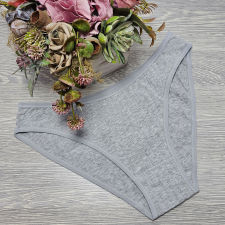 MST Női bugyi bordás anyagból Világos szürke, L/XL női alsó