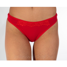 MST Női tanga csipke díszítéssel XL/2XL, Piros női alsó