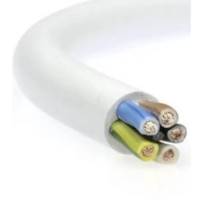  MT 5x0,75mm2 réz vezeték sodrott fehér H05VV-F villanyszerelés