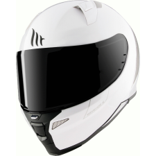 MT HELMETS Integrált motorkerékpár sisak MT Revenge 2 Tömör fehér fényes bukósisak