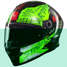 MT HELMETS MT Stinger 2 Ardent zárt motoros bukósisak zöld bukósisak