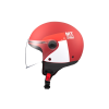 MT HELMETS MT STREET INBOARD C5 nyitott motoros sisak matt piros-fehér