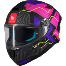 MT HELMETS MT Targo S Brik zárt bukósisak matt fekete-rózsaszín bukósisak