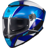 MT HELMETS MT Thunder 4 SV Freeway zárt motoros bukósisak kék-szürke-fekete