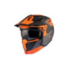 MT HELMETS Próbasisak MT Sisakok Streetfighter SV S Totem szürke / narancs S