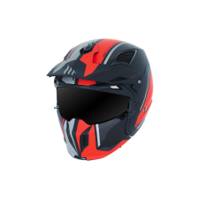 MT HELMETS Próbasisak MT Streetfighter SV Twin matt fekete / piros M motoros kabát