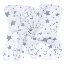 MT T kisméretű Textil pelenka 3db - Csillagok #fehér-szürke mosható pelenka