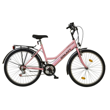  MTB City 26-os női kerékpár rózsa-fekete mtb kerékpár