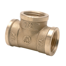  MTG 3130 menetes réz egál T-idom 1&amp;#34;B hűtés, fűtés szerelvény