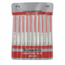 MTX 140x50x3mm gyémánt tűreszelő szett tasakban 10db konyhai eszköz