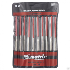 MTX 140x70x3mm gyémánt tűreszelő szett tasakban 10db reszelő