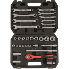 MTX 32 részes szerszám készlet 1/2"CrV kofferben szerszámkészlet