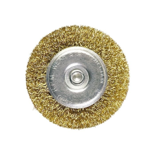 MTX 40x6mm réz drótkorong, kefekorong ütvefúróhoz hullámos barkácsolás, csiszolás, rögzítés