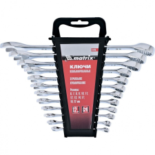 MTX 6-22mm kombinált csillag-villás csavarkulcs szett 12db CrV villáskulcs