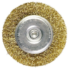 MTX Csapos Drótkorong, fúrógéphez, réz 30x6mm hullámos barkácsgép tartozék