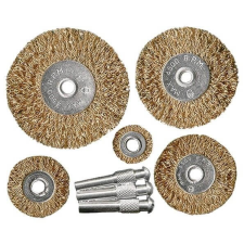 MTX Csapos drótkorong készlet 5db-os, fúrógéphez, réz barkácsgép tartozék