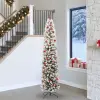  Mű karácsonyfa 300 LED-del Zöld 240 cm PVC, acél és műanyag