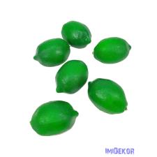  Mű lime egész 7cm 6db/csomag dekorációs kellék