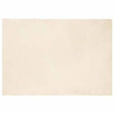  Mű Nyúl Szőr Szőnyeg Krém 140 x 200 cm Poliészter lakástextília