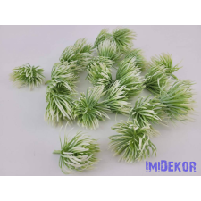  Mű tűszirmú pozsgás pick D4,5cm - Hamvas Zöld dekorációs kellék