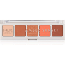 MUA Makeup Academy Professional 5 Shade Palette szemhéjfesték paletta árnyalat Amber Sunset 3,8 g szemhéjpúder