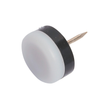 Műanyag bútoralátét szeggel átmérő 22 mm 8 darab fehér bútor